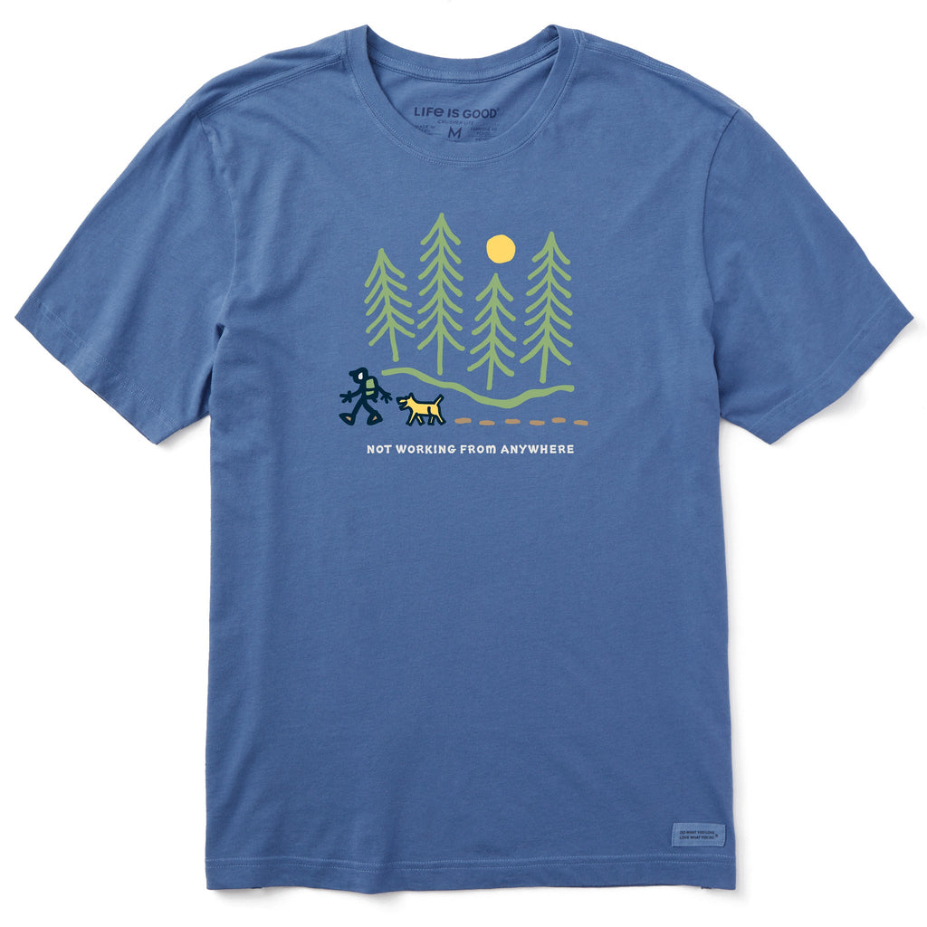 Men's Hiking through the Woods Not Working Short Sleeve product image 1