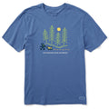 Men's Hiking through the Woods Not Working Short Sleeve product image 1