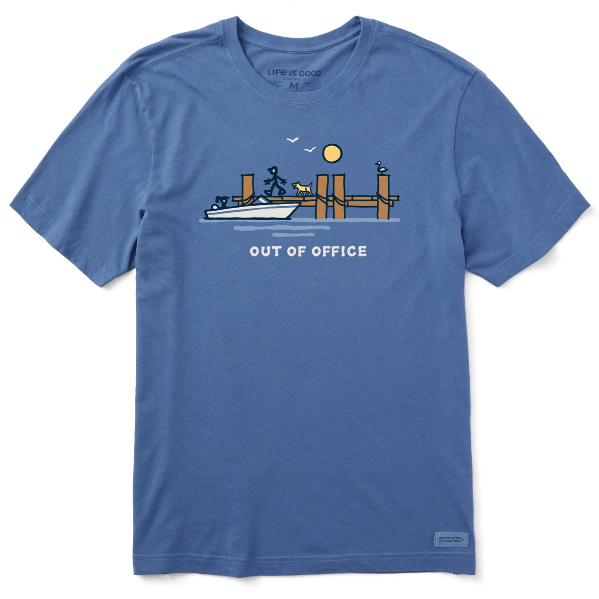 Men's Dock Lake Out of Office Short Sleeve Crusher Tee product image 1