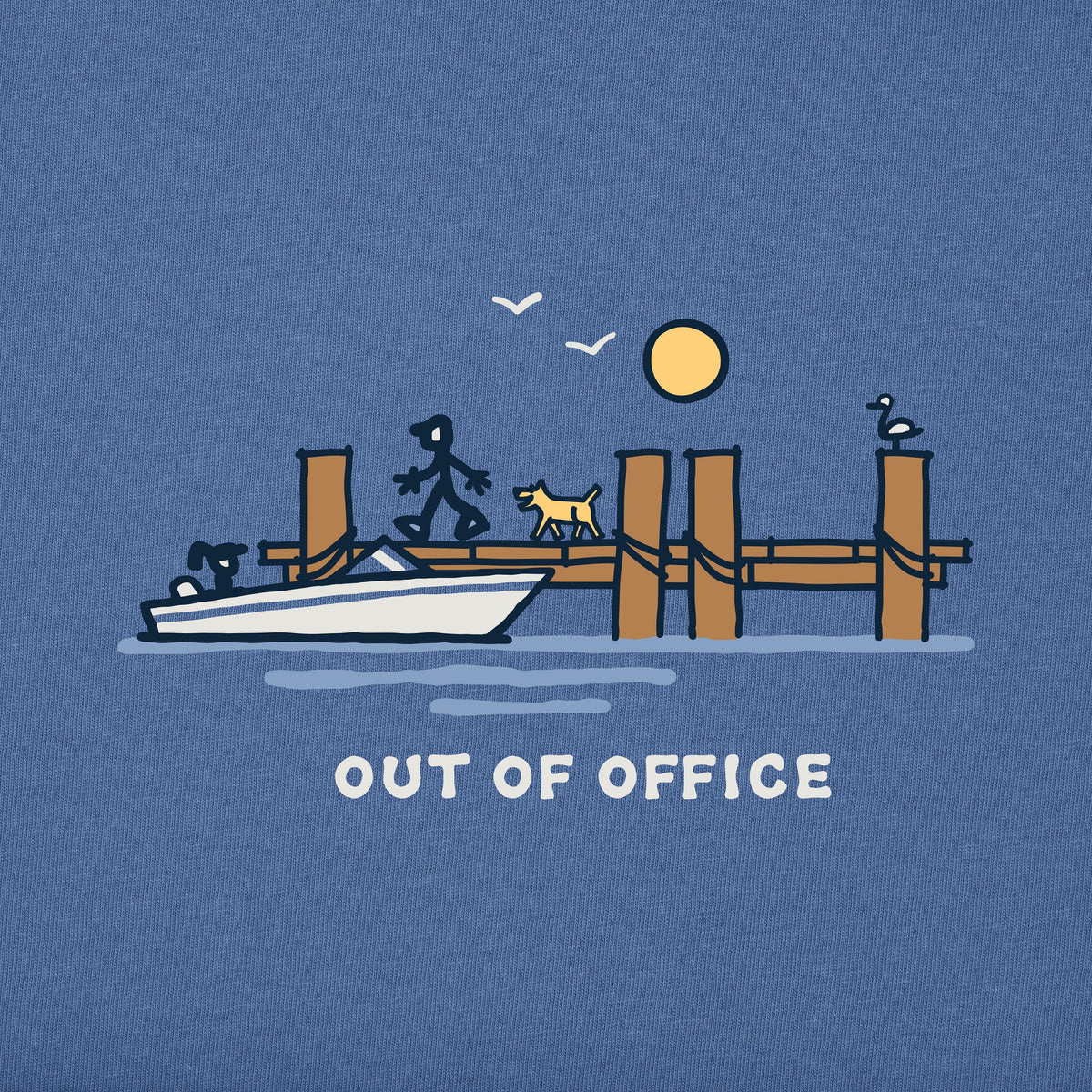 Men's Dock Lake Out of Office Short Sleeve Crusher Tee product image 2