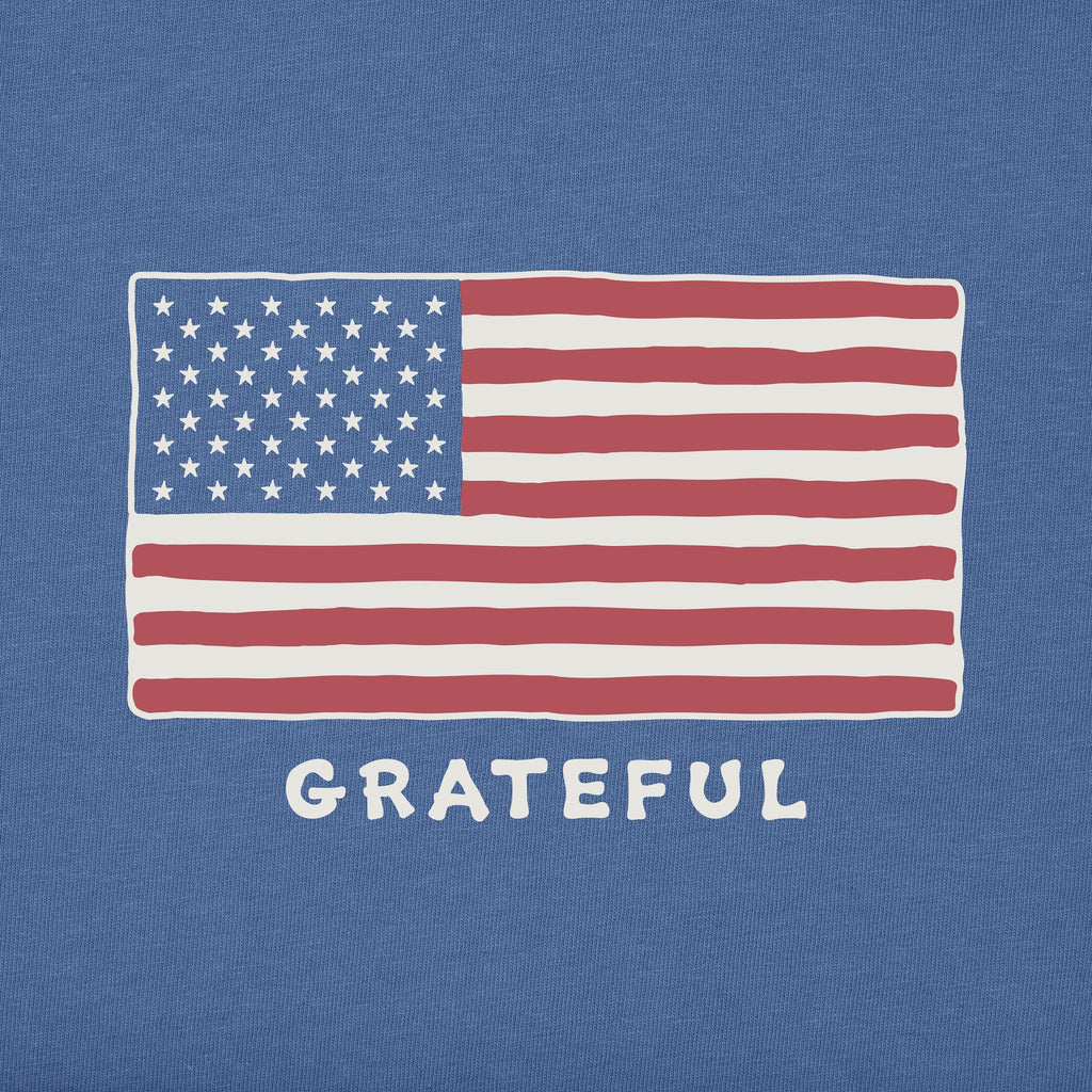 Men's Grateful USA Flag Short Sleeve Crusher Tee product image 2
