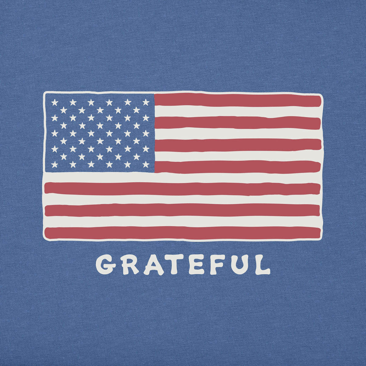 Men's Grateful USA Flag Short Sleeve Crusher Tee product image 2