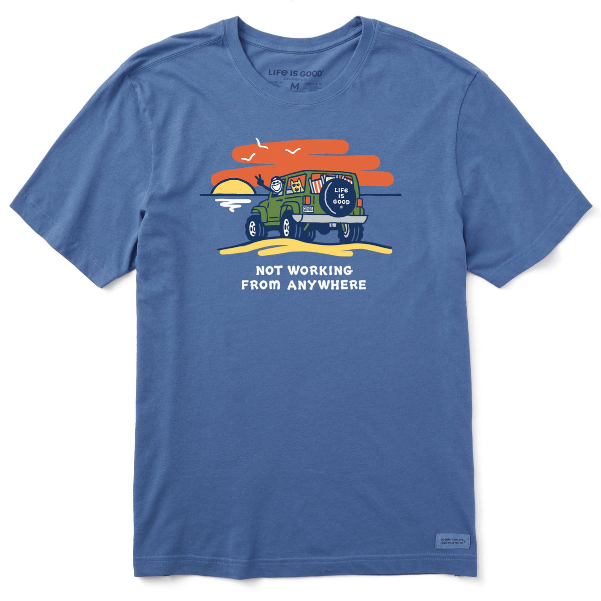 Men's Jake & Rocket 4x4 Not Working Short Sleeve Crusher Tee product image 1