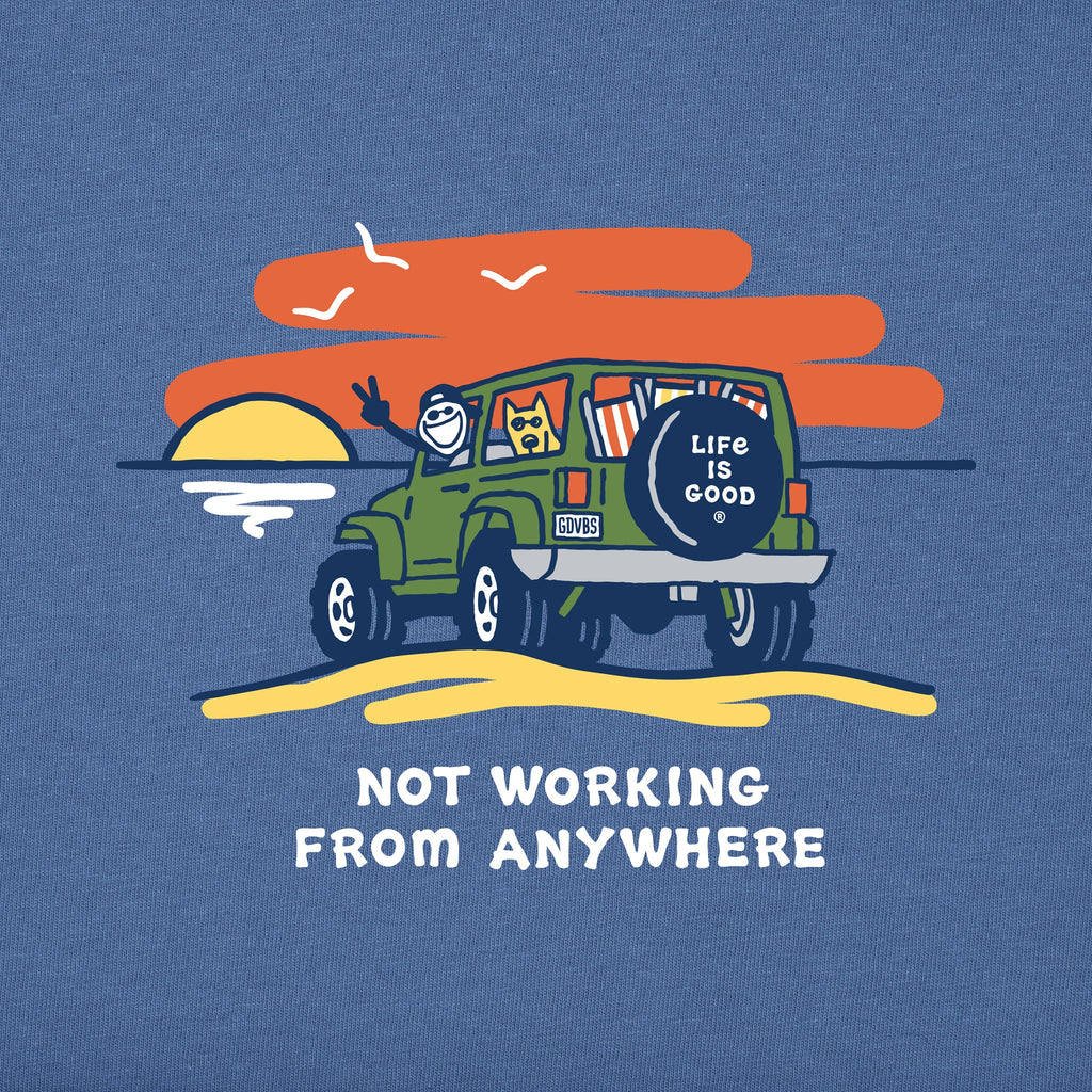 Men's Jake & Rocket 4x4 Not Working Short Sleeve Crusher Tee product image 2