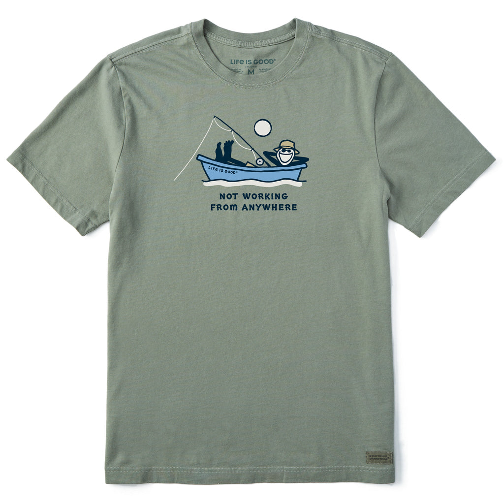 Men's Jake Fishing Not Working Short Sleeve Crusher Tee product image 1
