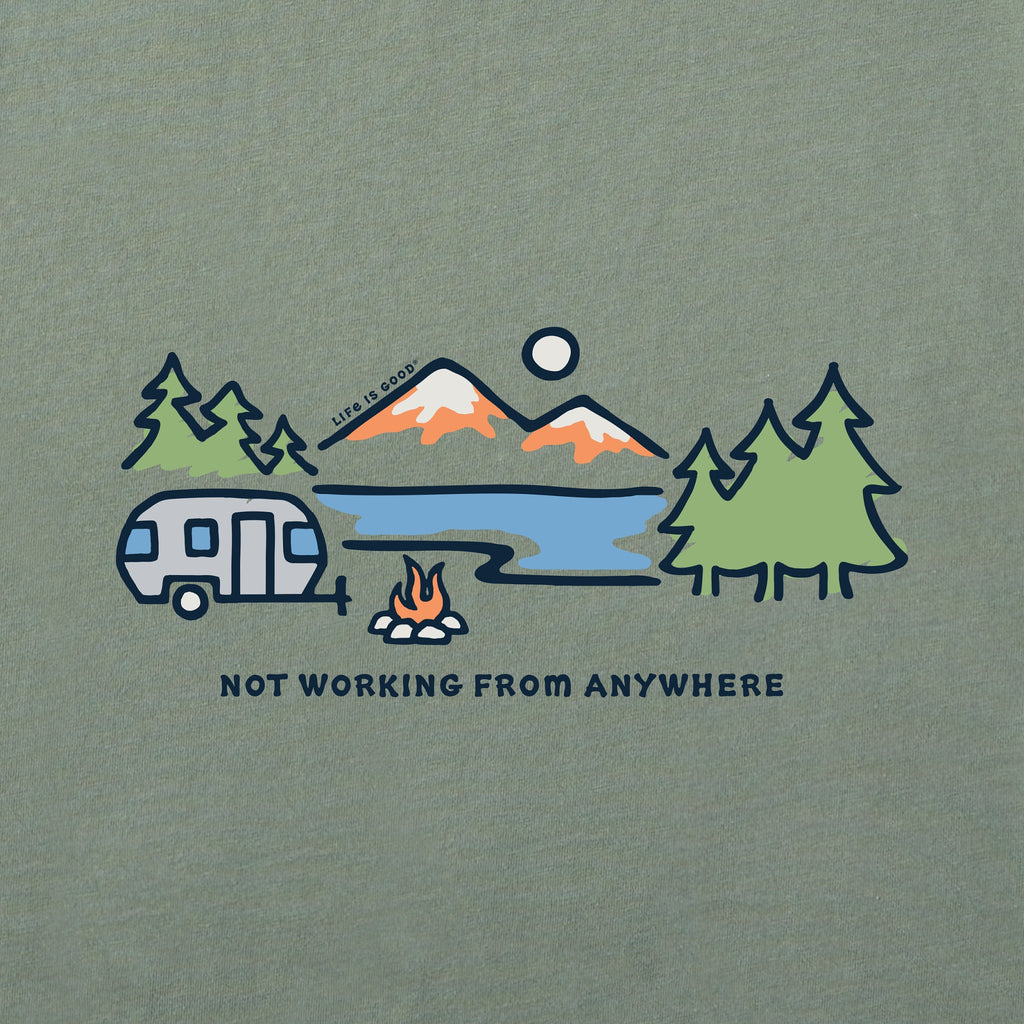 Men's Lakeside Camper Not Working Short Sleeve Crusher Tee product image 4