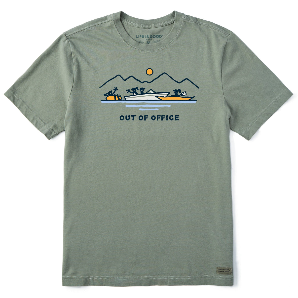 Men's Boat Party Out of Office Short Sleeve Crusher Tee product image 3