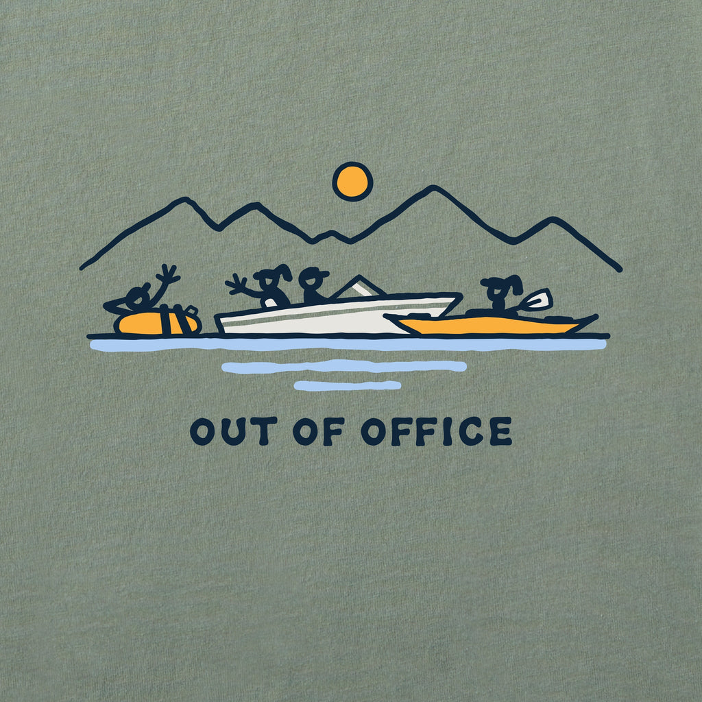 Men's Boat Party Out of Office Short Sleeve Crusher Tee product image 4