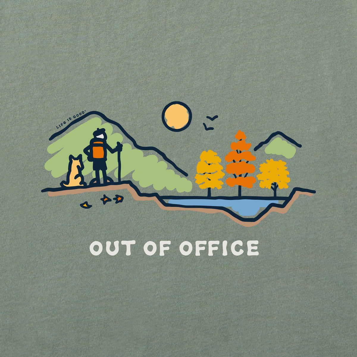 Men's Jake Fall Vista Out of Office Short Sleeve Crusher Tee product image 4