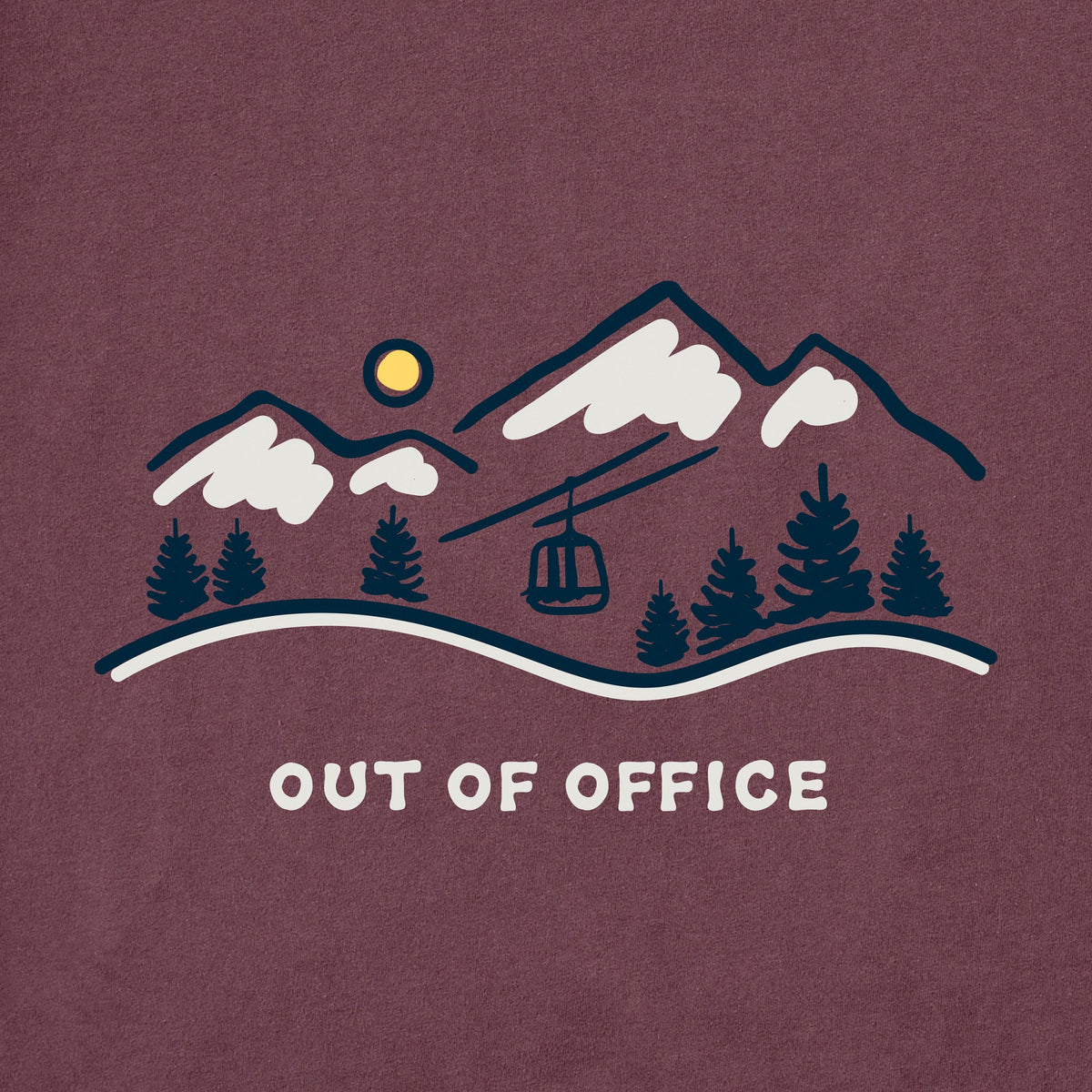Men's Ski Lift Vista Out of Office Short Sleeve Crusher Tee product image 2