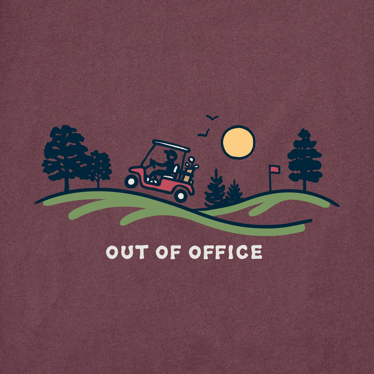 Men's Golf Cart Vista Out of Office Short Sleeve Crusher Tee product image 4