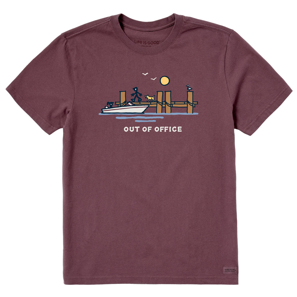 Men's Dock Lake Out of Office Short Sleeve Crusher Tee product image 3