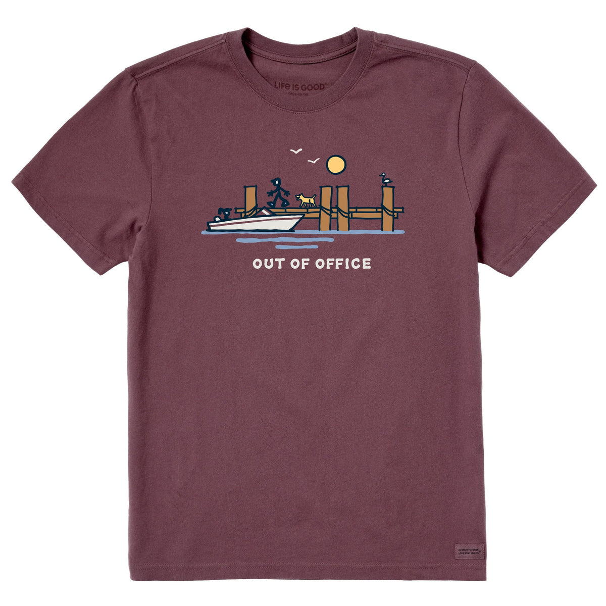 Men's Dock Lake Out of Office Short Sleeve Crusher Tee product image 3
