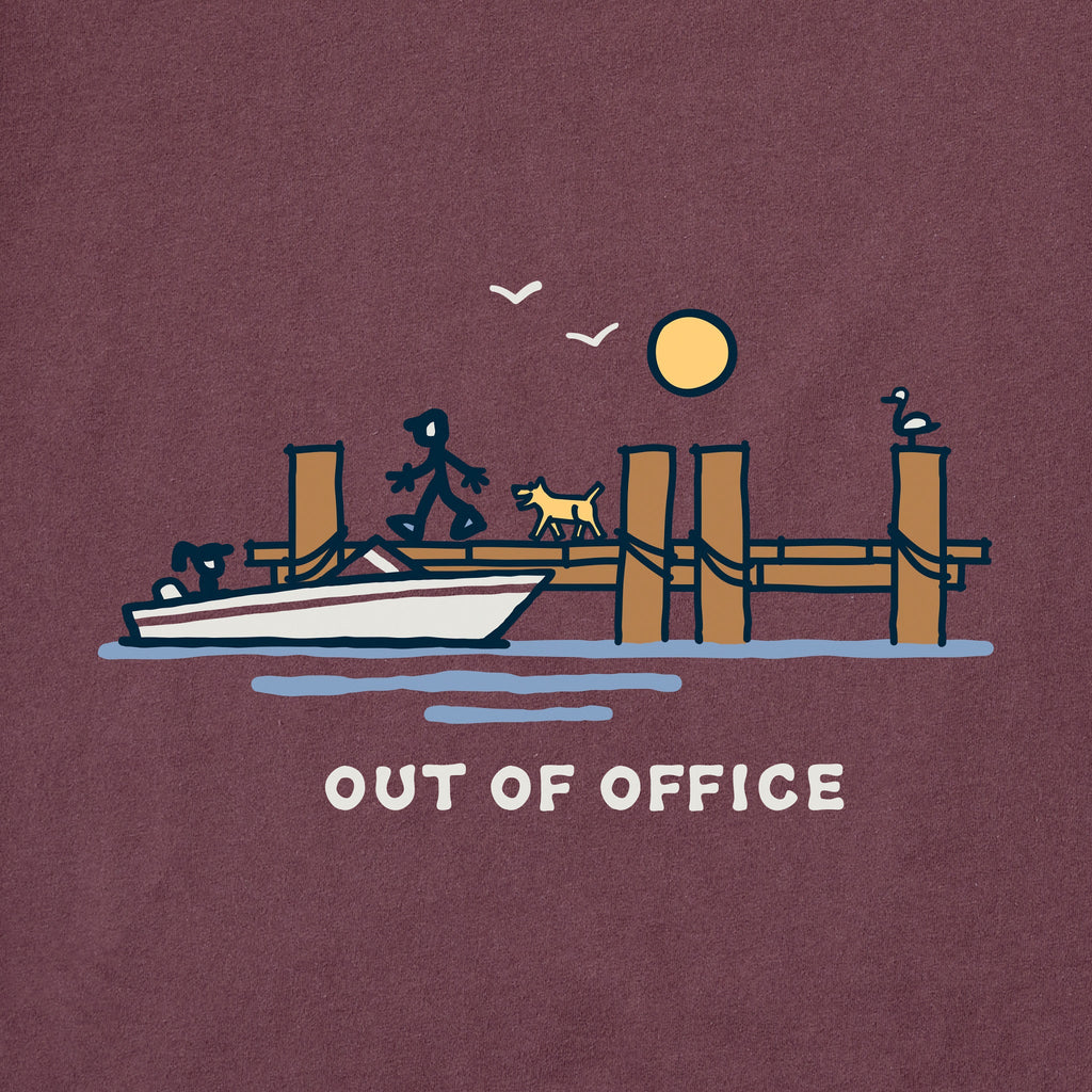 Men's Dock Lake Out of Office Short Sleeve Crusher Tee product image 4