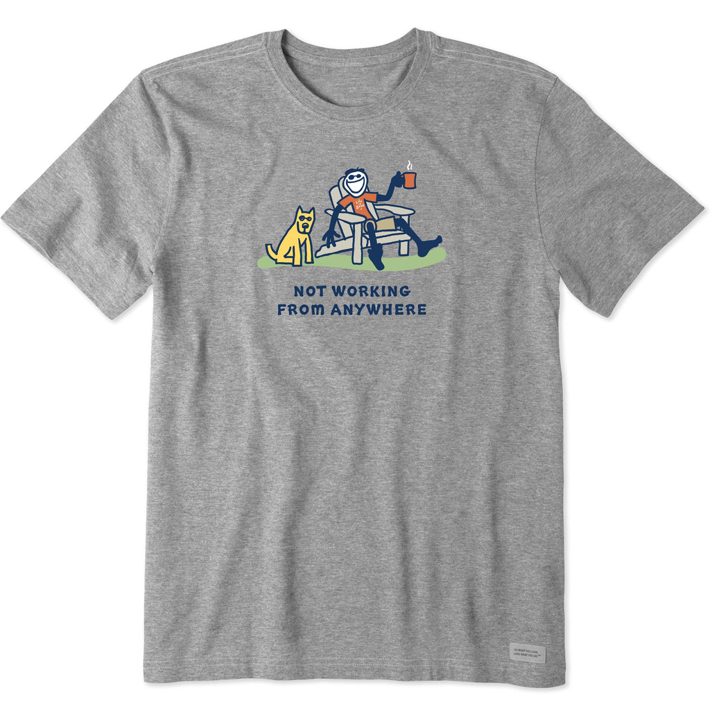 Men's Jake and Rocket Coffee Not Working Short Sleeve product image 1
