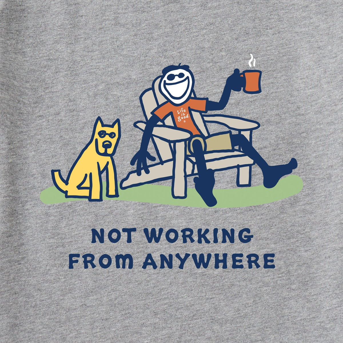 Men's Jake and Rocket Coffee Not Working Short Sleeve product image 2