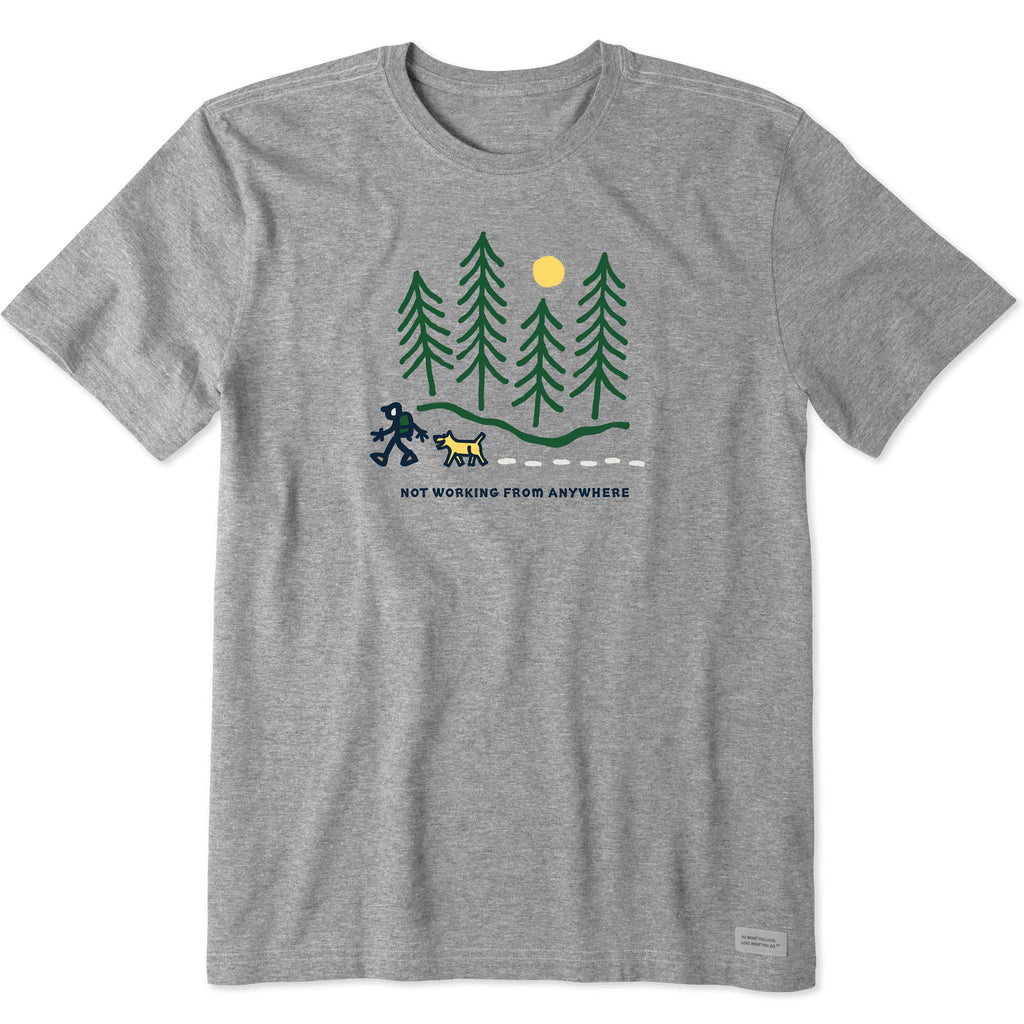 Men's Hiking through the Woods Not Working Short Sleeve product image 5