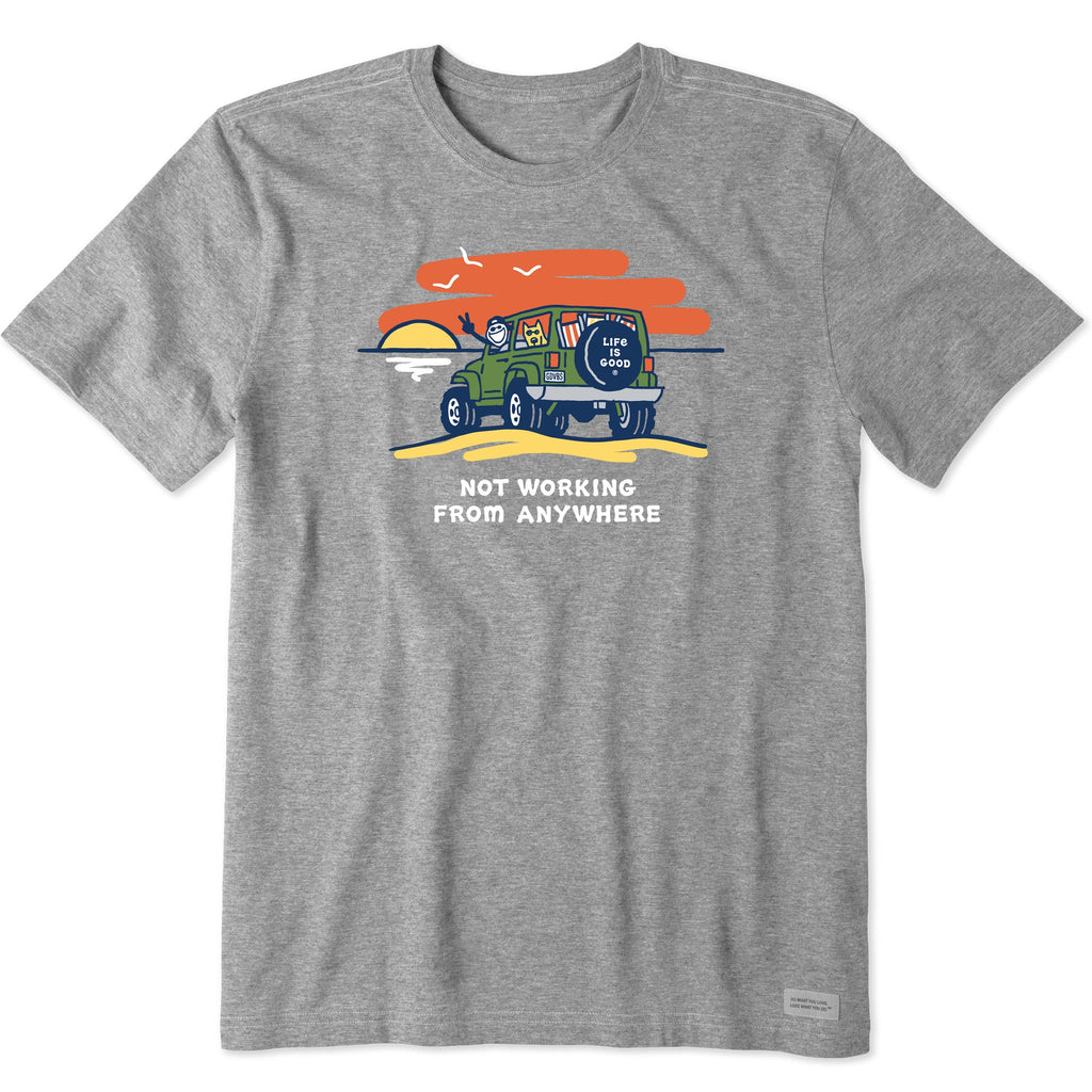Men's Jake & Rocket 4x4 Not Working Short Sleeve Crusher Tee product image 3