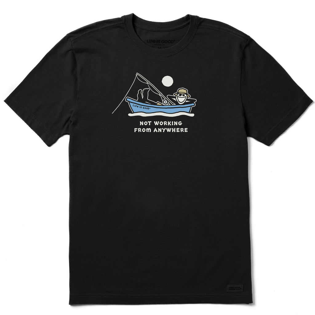 Men's Jake Fishing Not Working Short Sleeve Crusher Tee product image 5