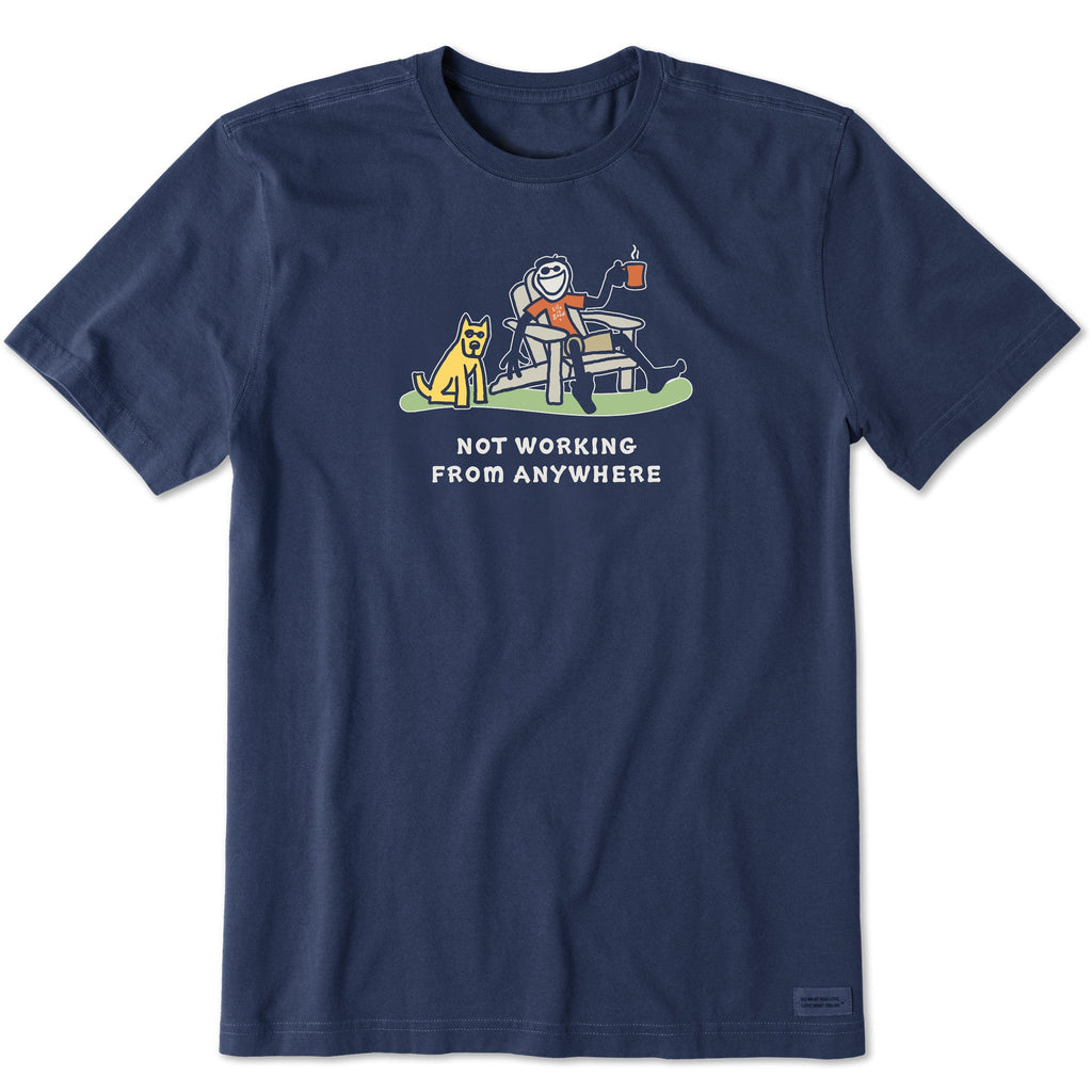 Men's Jake and Rocket Coffee Not Working Short Sleeve product image 3