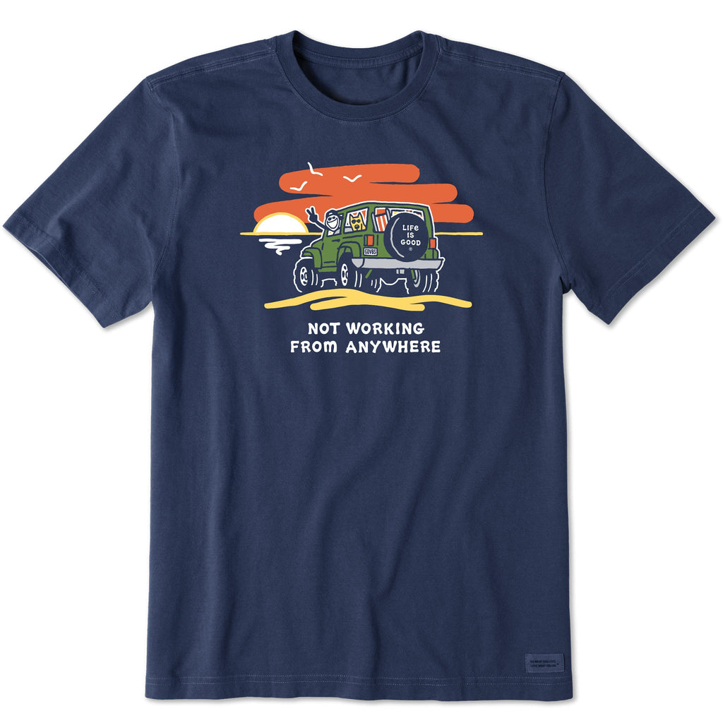 Men's Jake & Rocket 4x4 Not Working Short Sleeve Crusher Tee product image 5