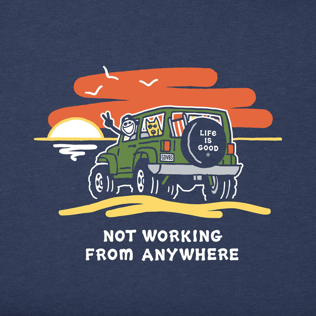 Men's Jake & Rocket 4x4 Not Working Short Sleeve Crusher Tee product image 6