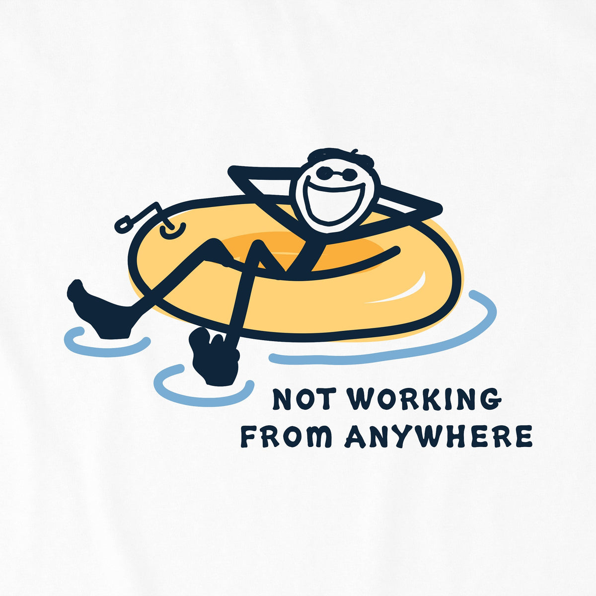 Men's Inner Tube Jake Not Working Short Sleeve Crusher Tee product image 6