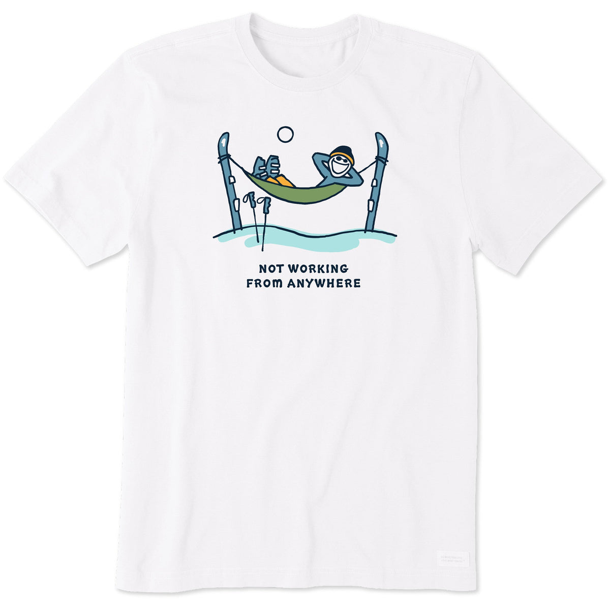 Men's Jake Ski Hammock Not Working Short Sleeve Crusher Tee product image 3