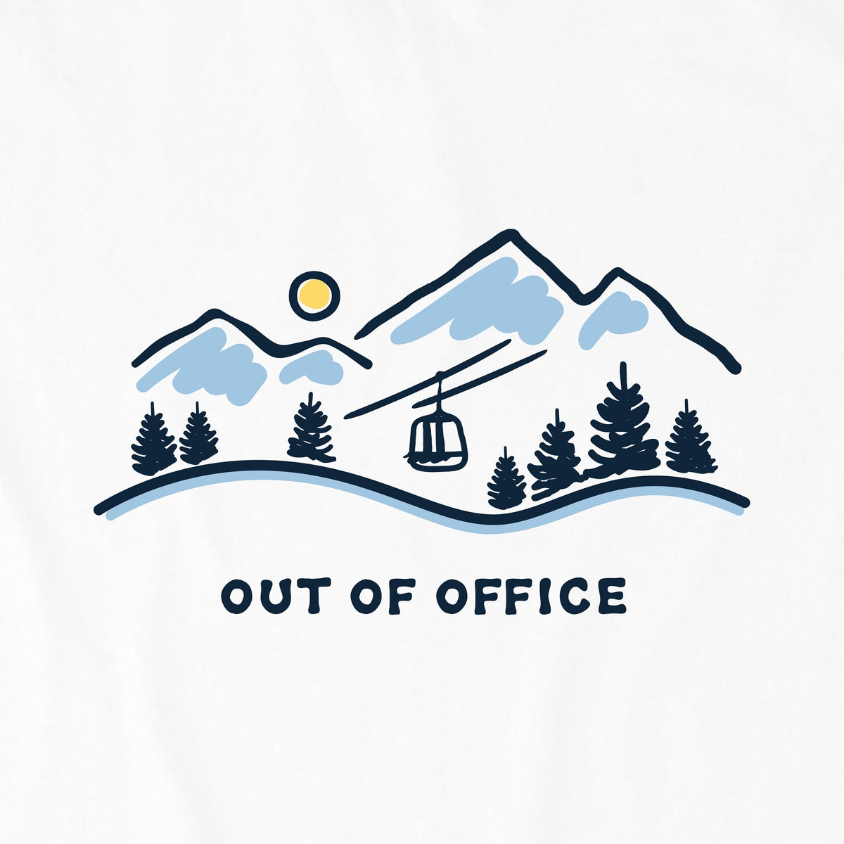Men's Ski Lift Vista Out of Office Short Sleeve Crusher Tee product image 6