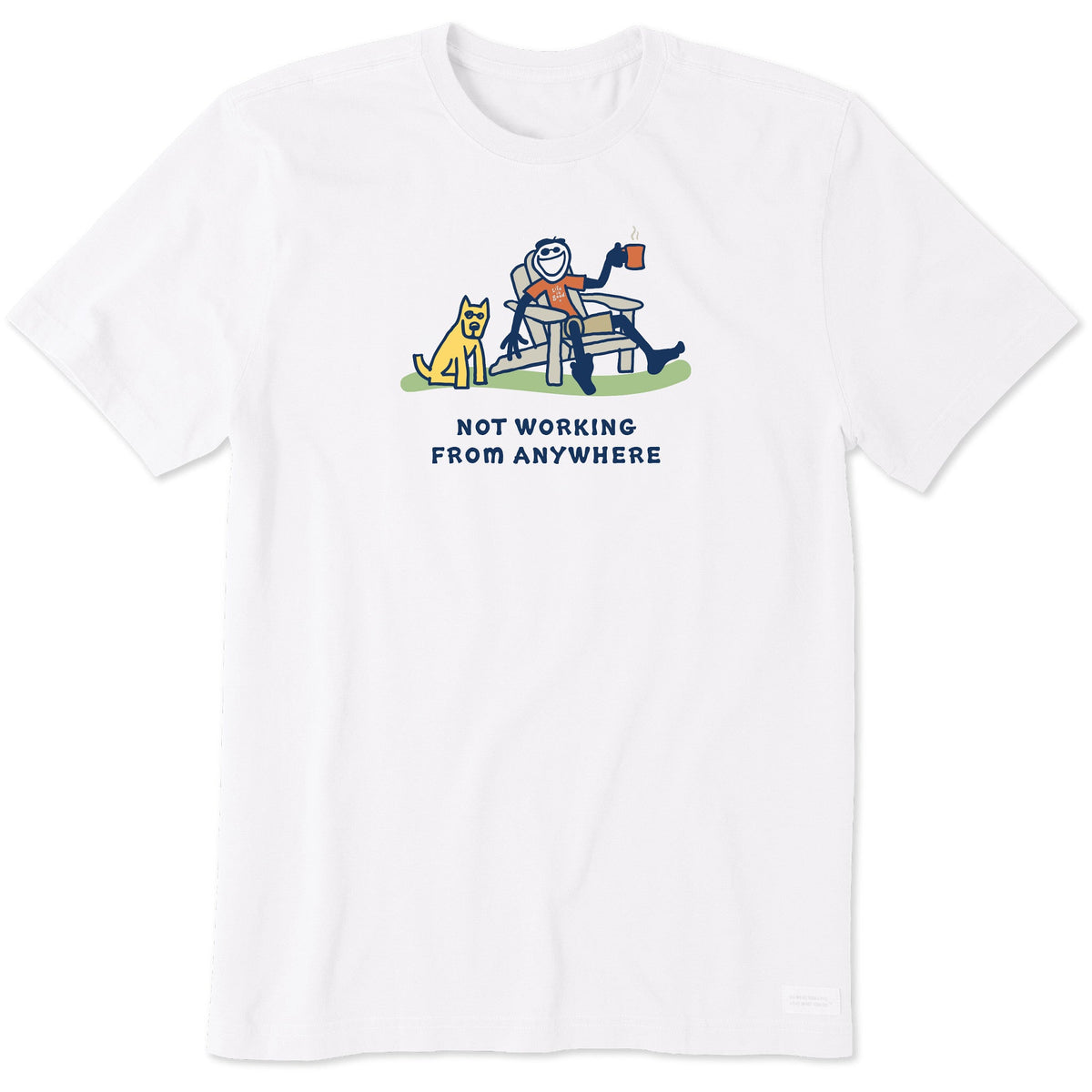 Men's Jake and Rocket Coffee Not Working Short Sleeve product image 5