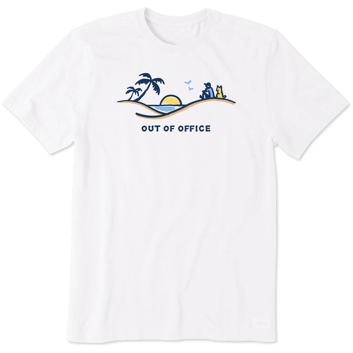 Men's Palm Sunset Out of Office Short Sleeve Crusher Tee product image 3