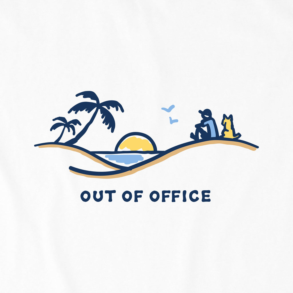 Men's Palm Sunset Out of Office Short Sleeve Crusher Tee product image 4