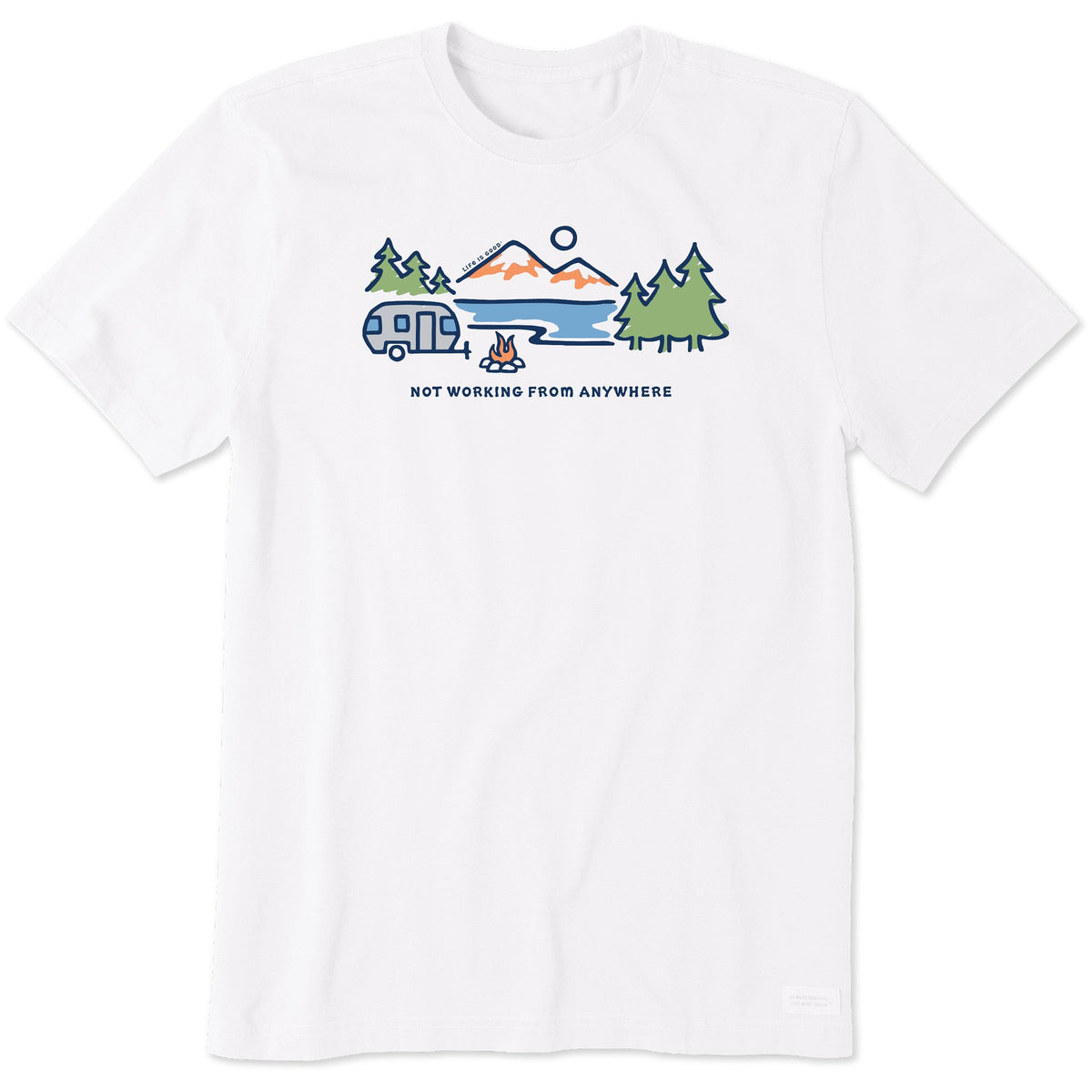 Men's Lakeside Camper Not Working Short Sleeve Crusher Tee product image 5