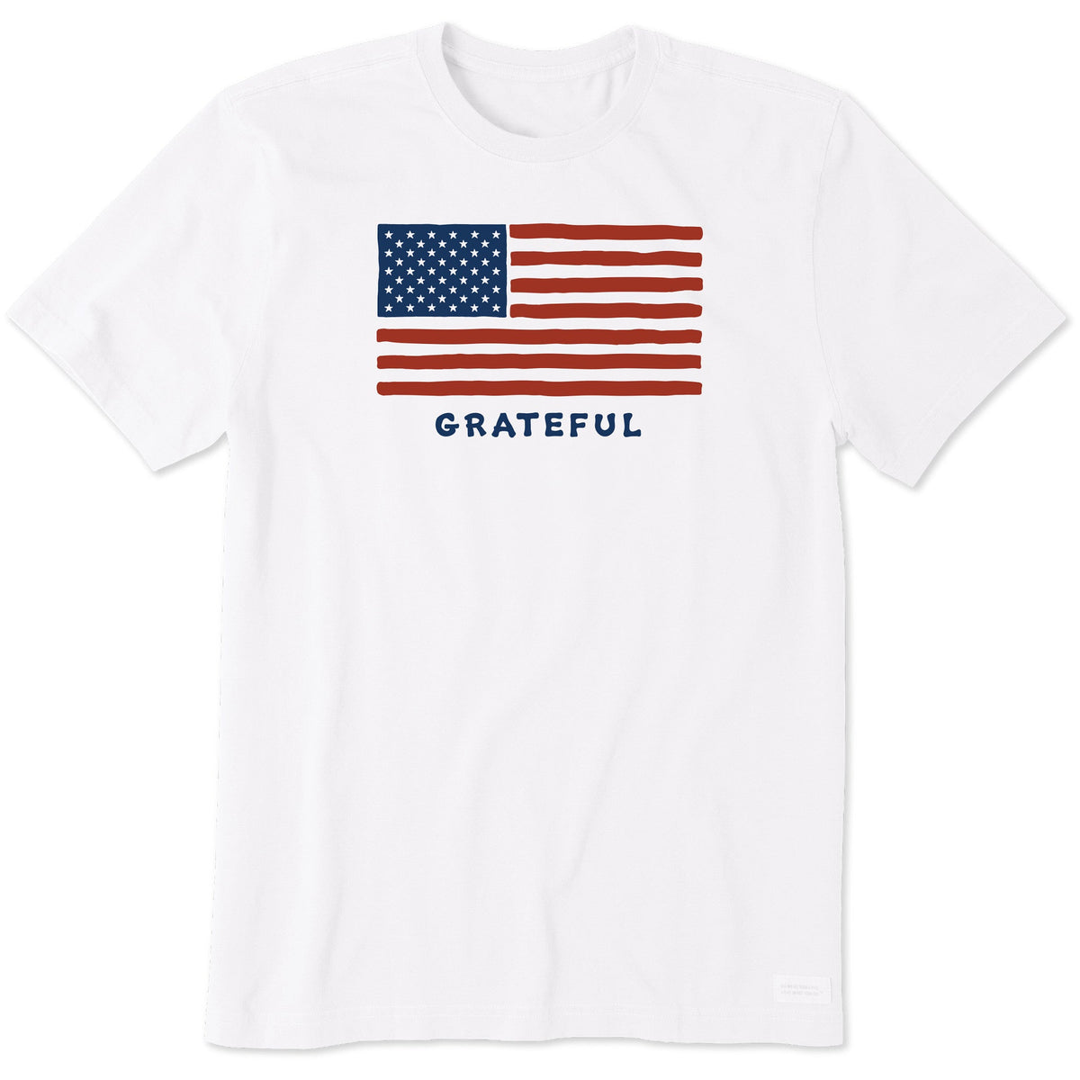 Men's Grateful USA Flag Short Sleeve Crusher Tee product image 5