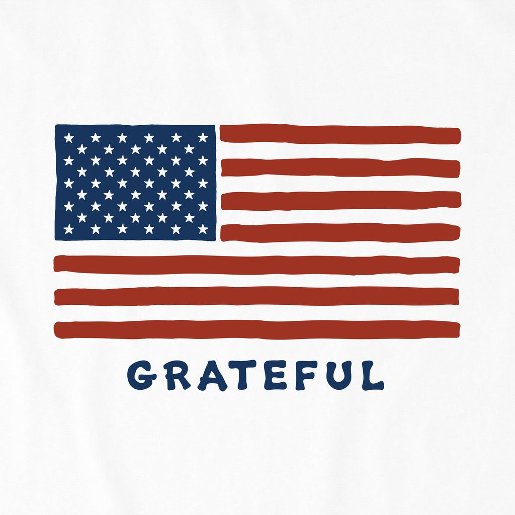 Men's Grateful USA Flag Short Sleeve Crusher Tee product image 6