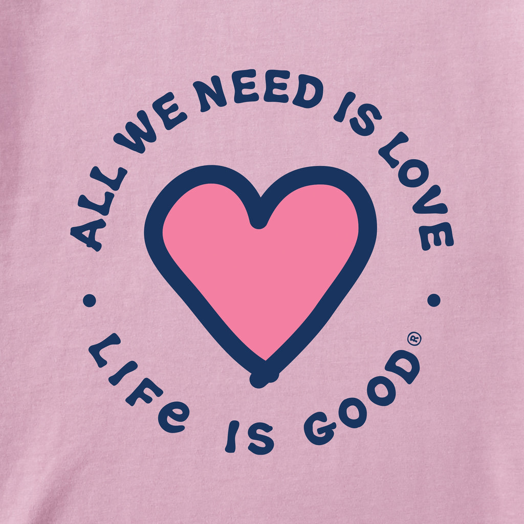 Women's Heart All We Need Short Sleeve Crusher Boxy Tee product image 2