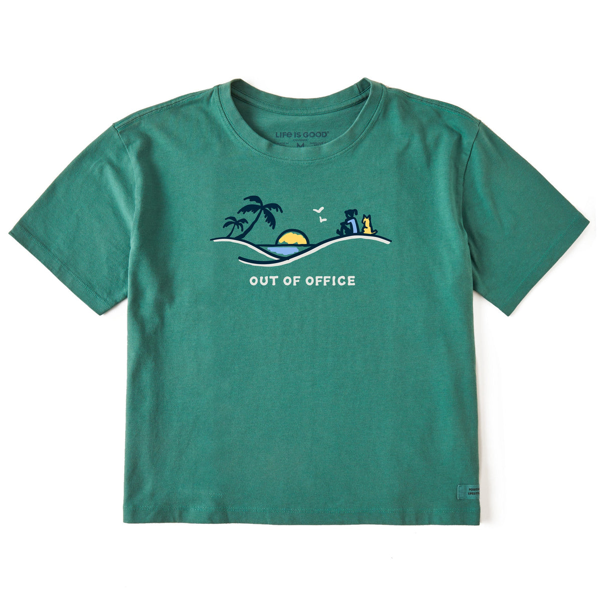 Women's Jackie Palm Sunset Out of Office Short Sleeve product image 1