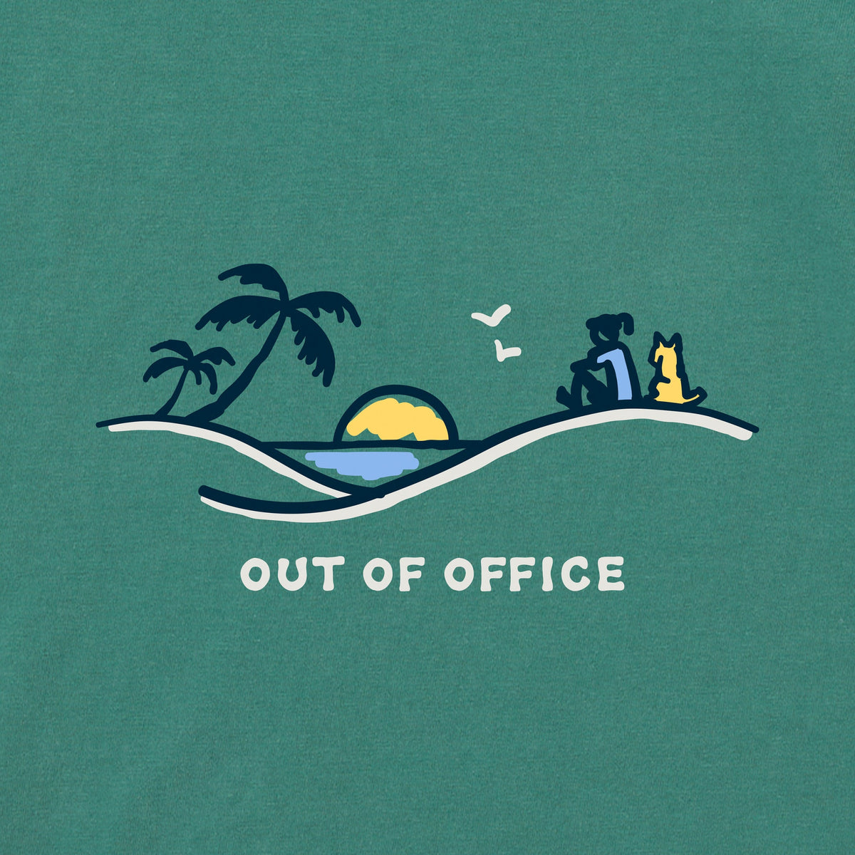 Women's Jackie Palm Sunset Out of Office Short Sleeve product image 2