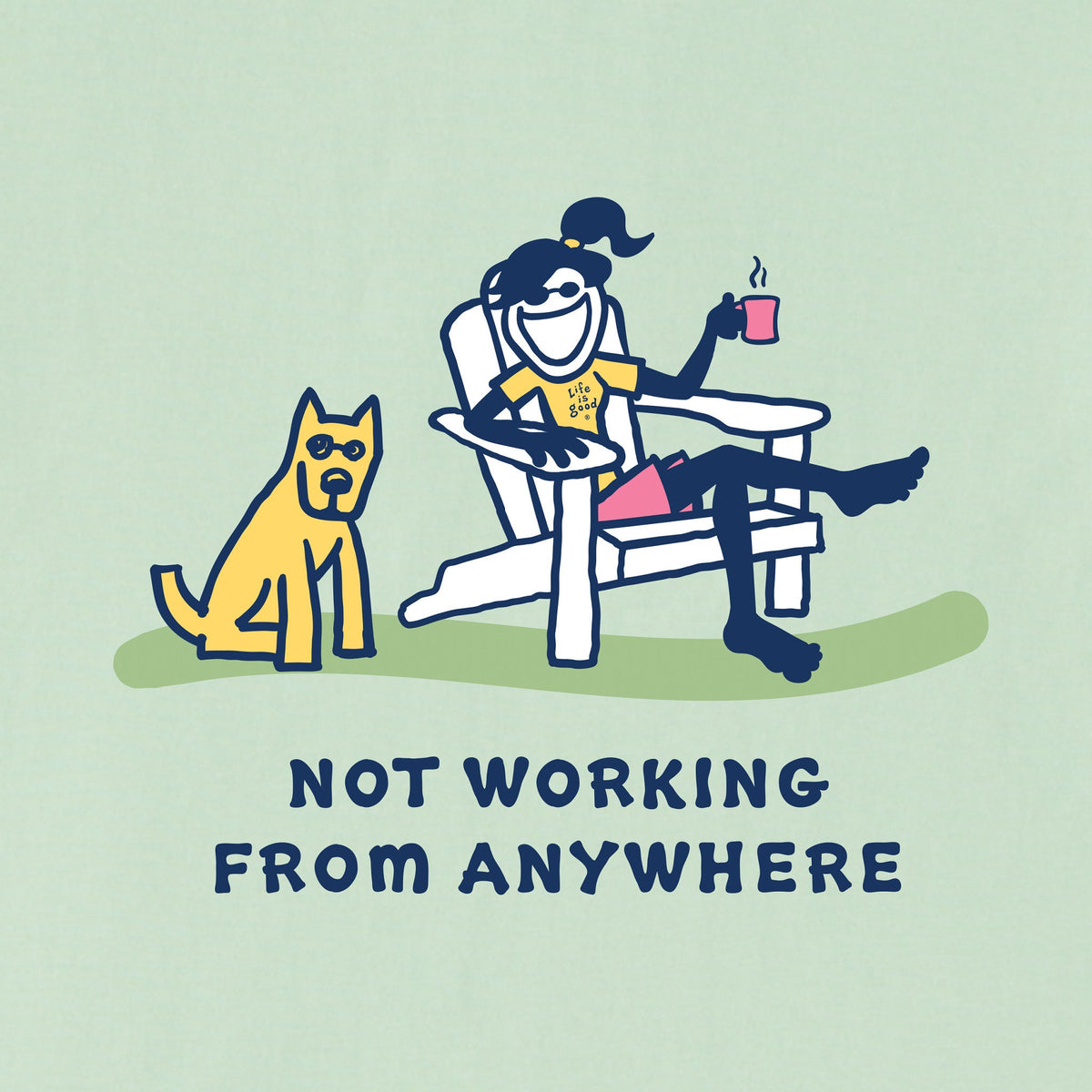 Women's Jackie and Rocket Coffee Not Working Short Sleeve product image 2