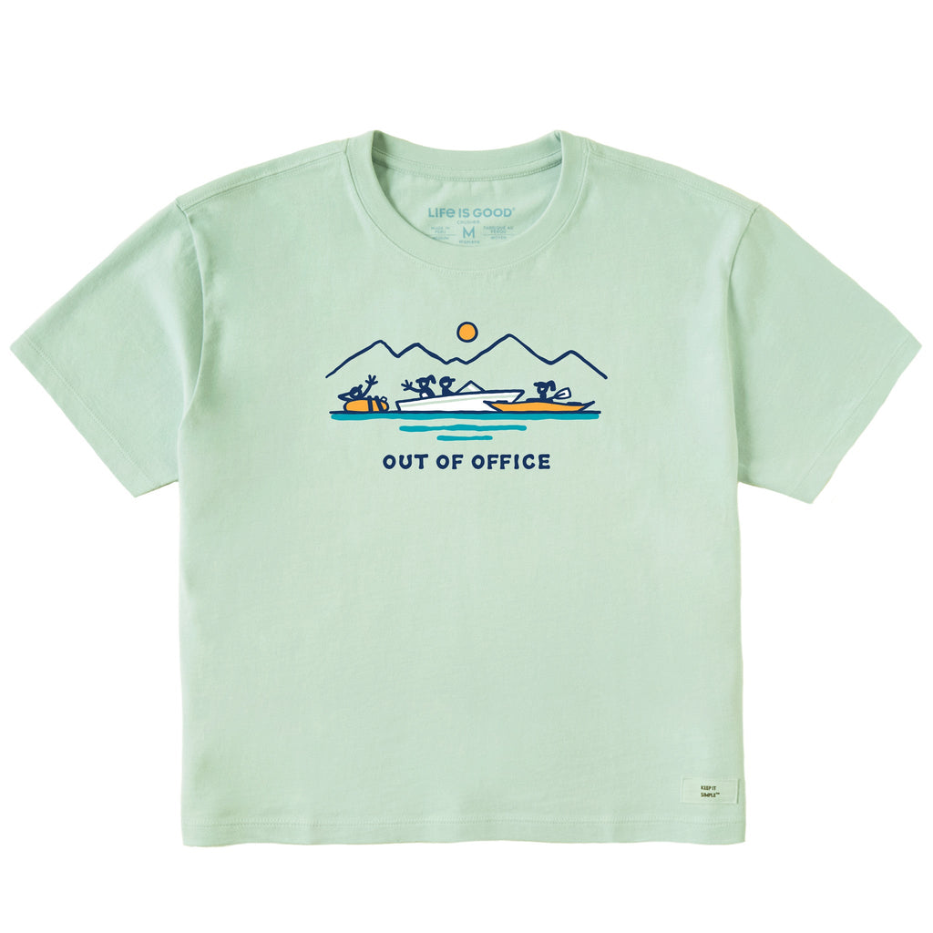 Women's Boat Party Out of Office Short Sleeve Crusher Boxy product image 3