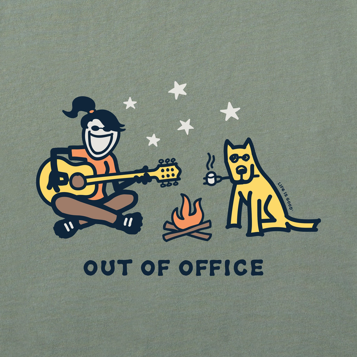 Women's Jackie & Rocket Camp Out of Office Short Sleeve product image 4