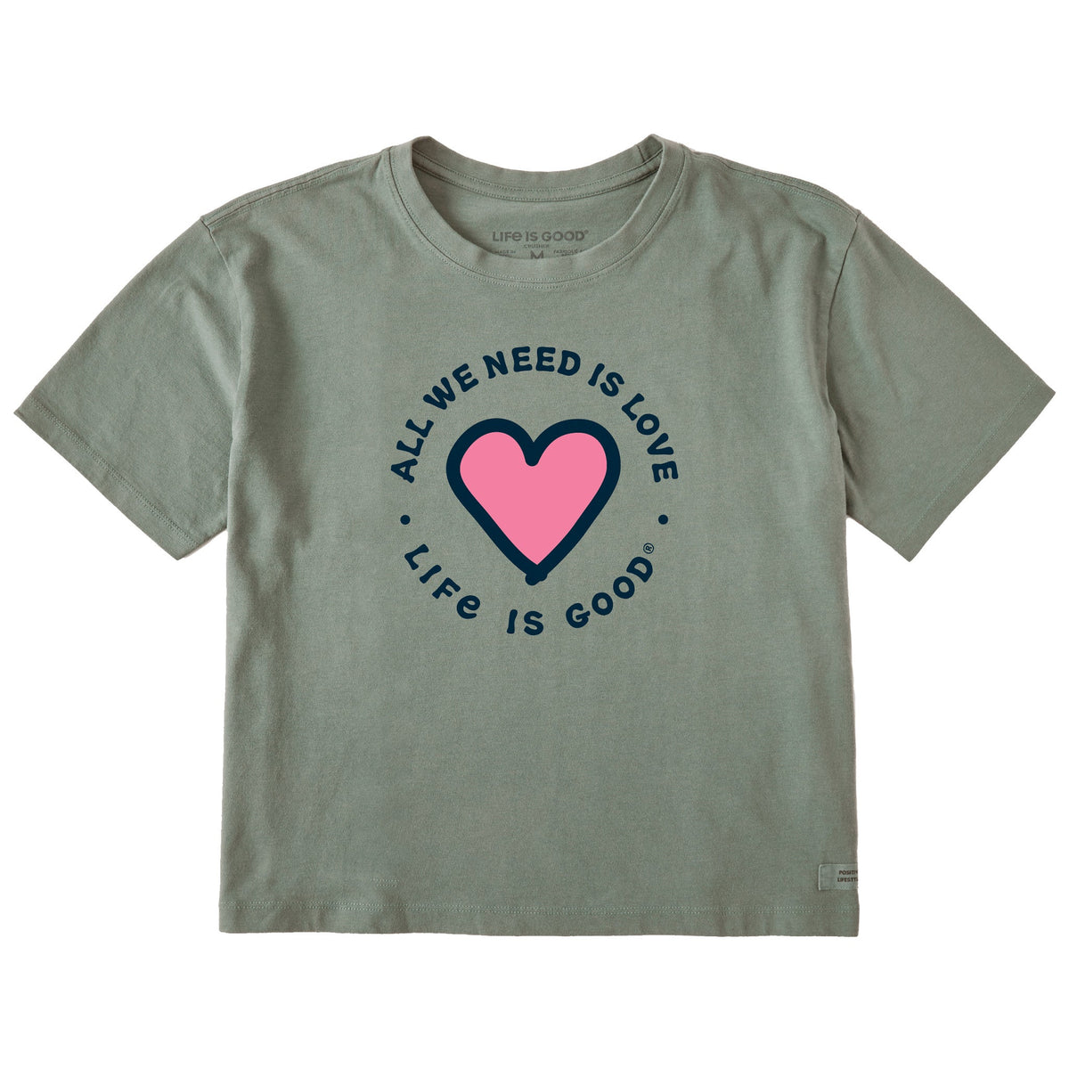 Women's Heart All We Need Short Sleeve Crusher Boxy Tee product image 3