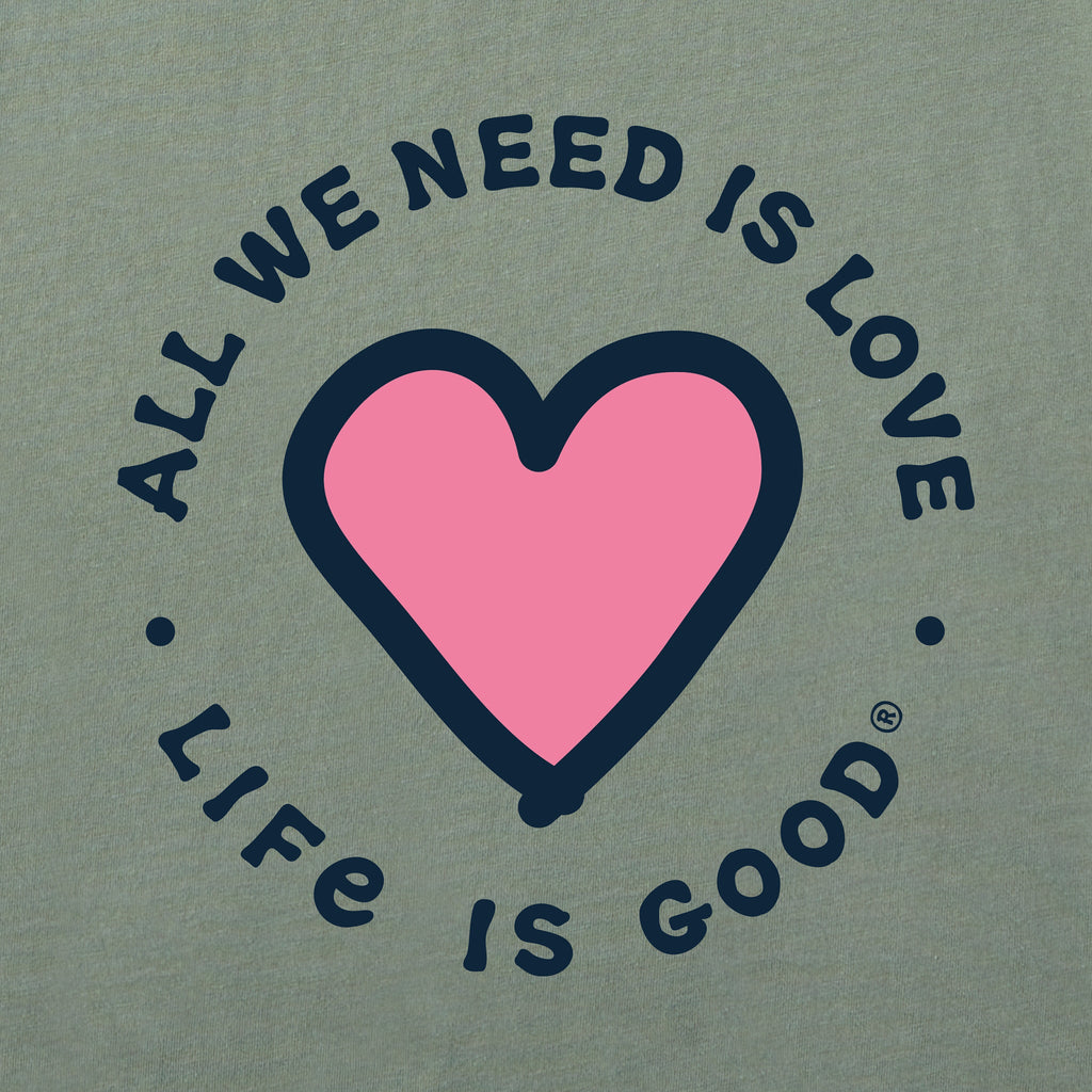 Women's Heart All We Need Short Sleeve Crusher Boxy Tee product image 4