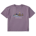 Women's Dock Lake Out of Office Short Sleeve Crusher Boxy product image 1