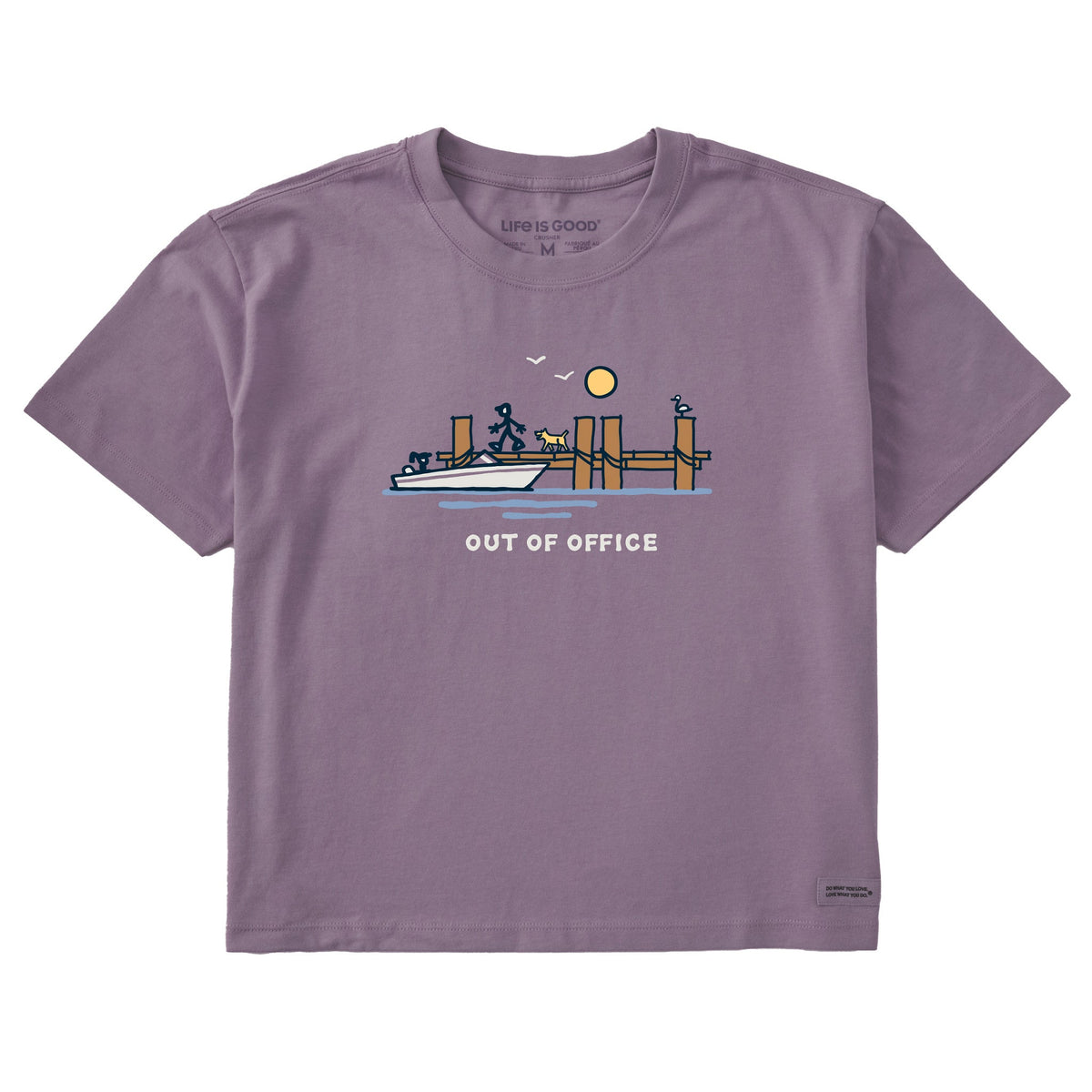 Women's Dock Lake Out of Office Short Sleeve Crusher Boxy product image 1