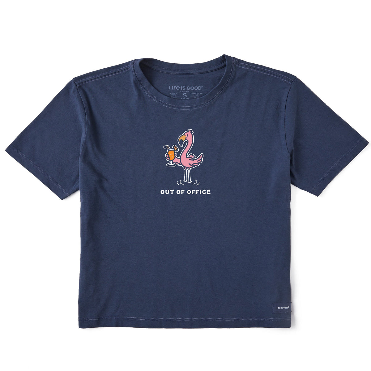 Women's Flamingo Cocktail Out of Office Short Sleeve product image 3
