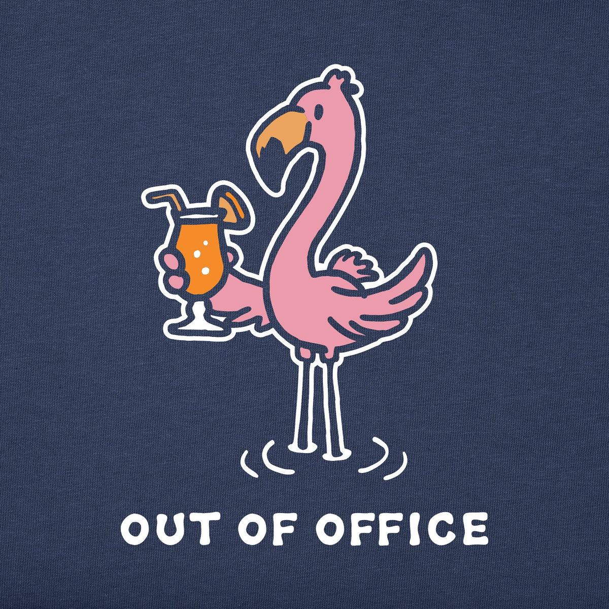 Women's Flamingo Cocktail Out of Office Short Sleeve product image 4