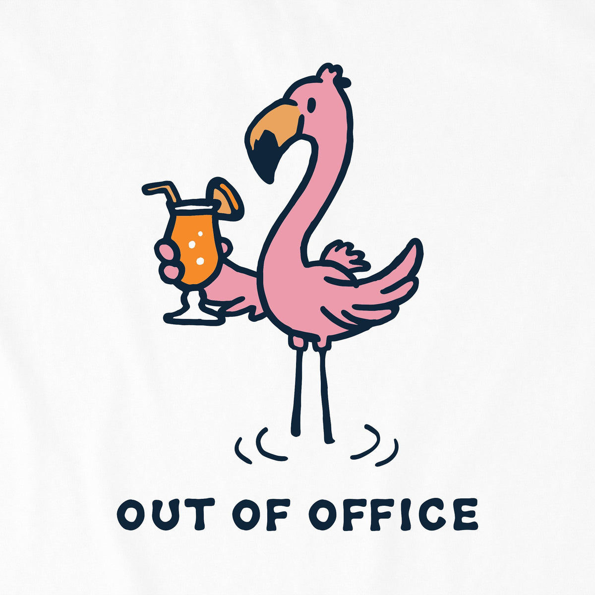 Women's Flamingo Cocktail Out of Office Short Sleeve product image 6