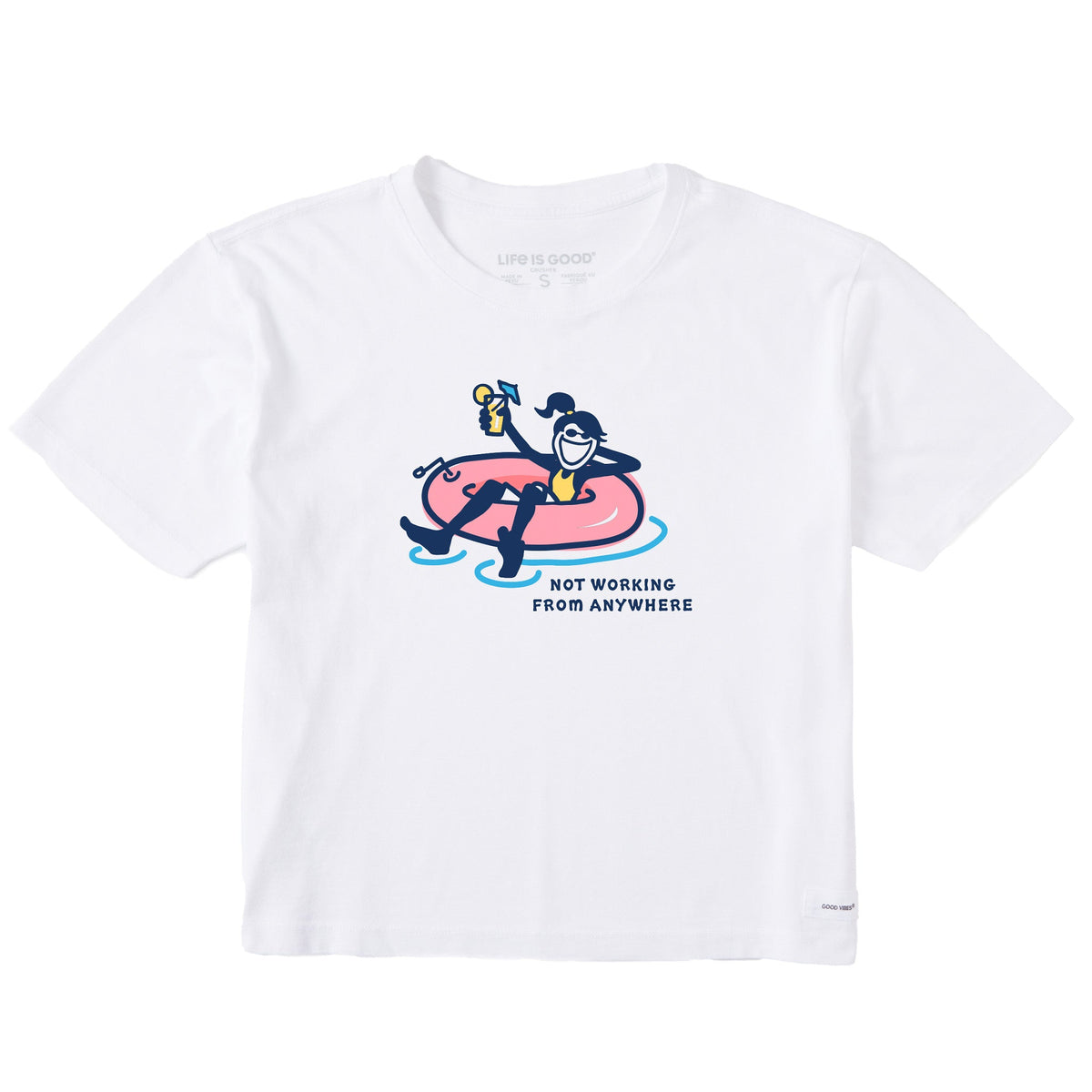 Women's Inner Tube Jackie Not Working Short Sleeve Crusher product image 3