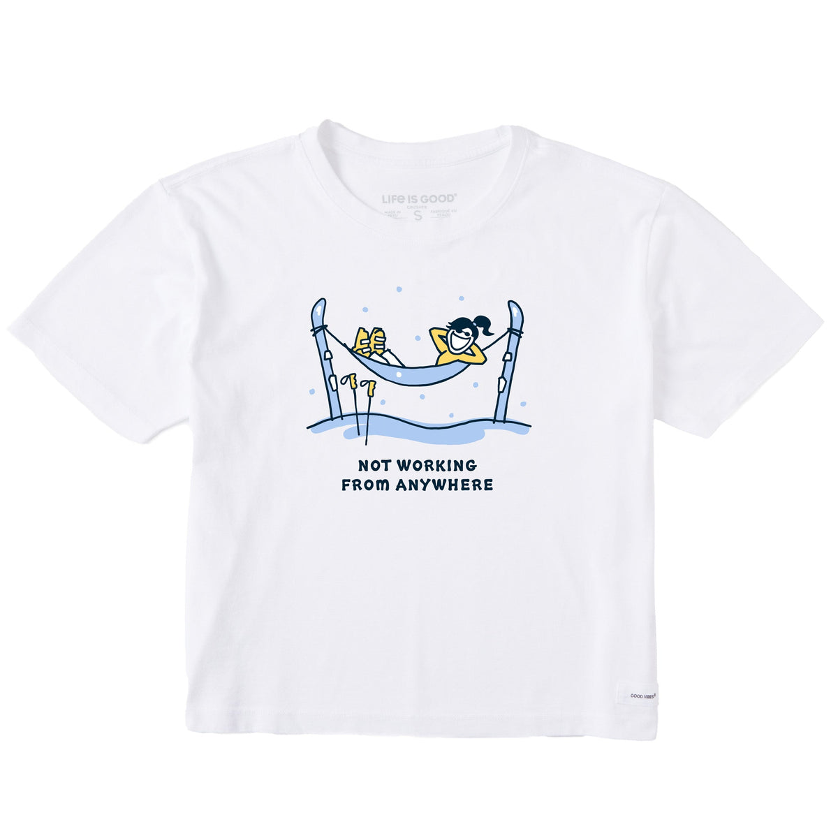 Women's Jackie Ski Hammock Not Working Short Sleeve Crusher product image 1